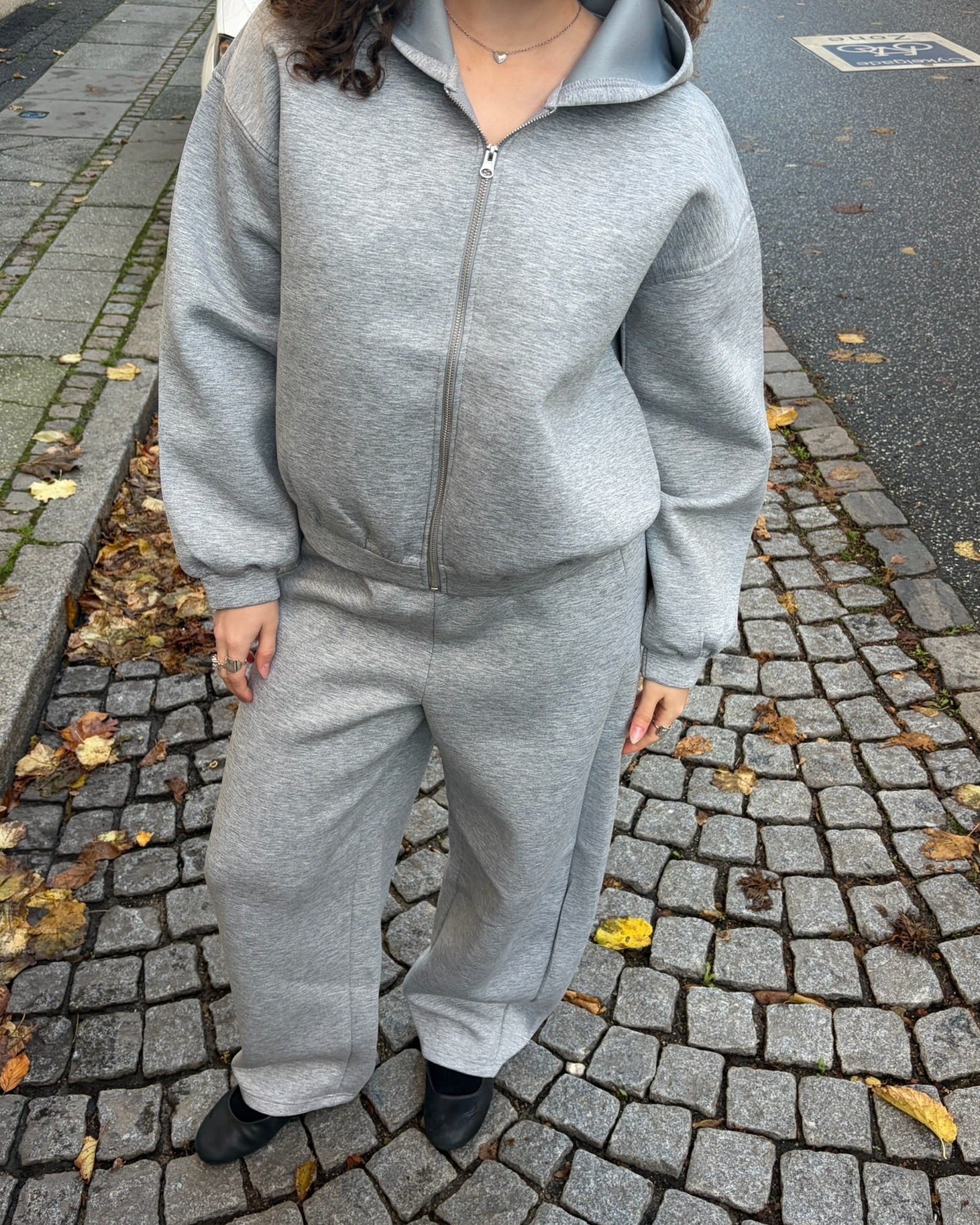 PCBUCUBA Joggers - Light Grey Melange